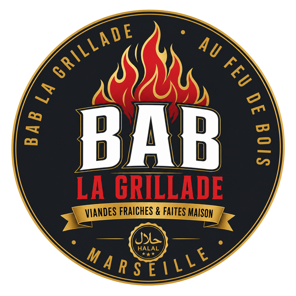 Logo Bab La Grillade, grillades au feu de bois à Marseille